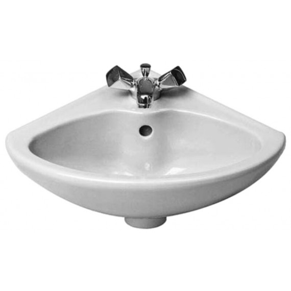 Duravit 0794440011 Handrinse basin 44 cm Triberg white corner model of 1 th punched