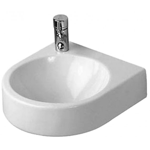 Duravit 07663500091 Handrinse basin 350mm Architec white wo OF w.TP TH left WGL