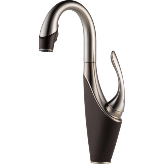 BRIZO VUELO 63955LF 1H PULL DOWN BAR/PREP FAUCET 