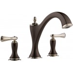 BRIZO CHARLOTTE T67385 ROMAN TUB TRIM- LESS HANDLES 