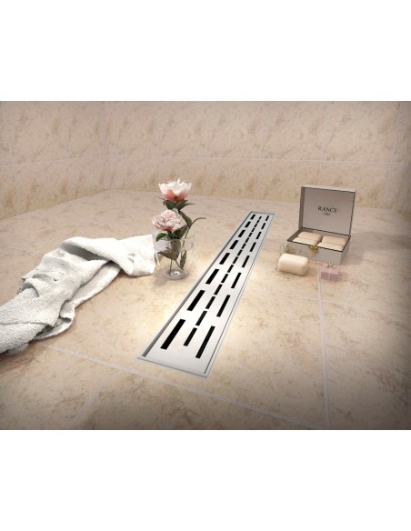 Virta Linear Drain Stainless Steel - H