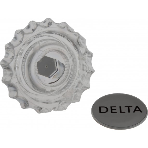 Delta 4116BX Knob for 55024 and 55030 Bar Slide-Clear