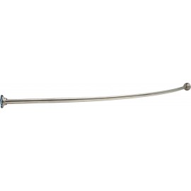 DELTA 42206-SS 6' CURVED SHOWER ROD WITH 6" BOW 