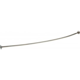 DELTA 42206-ST 6' CURVED SHOWER ROD WITH 6" BOW 
