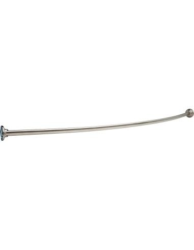 DELTA  42205-SS 5' CURVED SHOWER ROD WITH 6"...