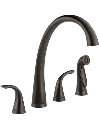 DELTA PILAR 2480-DST 2H KITCHEN FAUCET W/SPRAYER                           