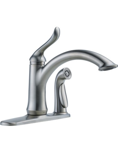 DELTA LINDEN 3353-DST SINGLE HANDLE KITCHEN FAUCET W                 