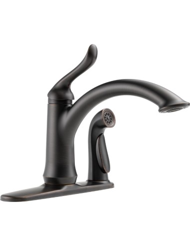 DELTA LINDEN 3353-DST SINGLE HANDLE KITCHEN FAUCET W                 