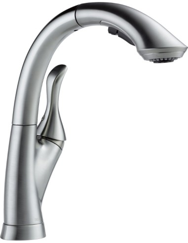 DELTA LINDEN 4153-DST SINGLE HANDLE KITCHEN FAUCET W                 