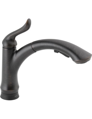 Delta 4353T-DST Single Handle Pull-Out Kitchen Faucet with Touch2OR Technology