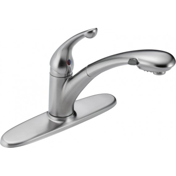 DELTA SIGNATURE 470-DST KITCHEN PULL-DOWN/OUT FAUCET                                