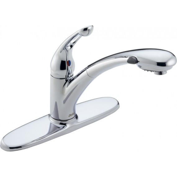 DELTA SIGNATURE 472-DST PULL-OUT KITCHEN    FAUCET W/DST                  