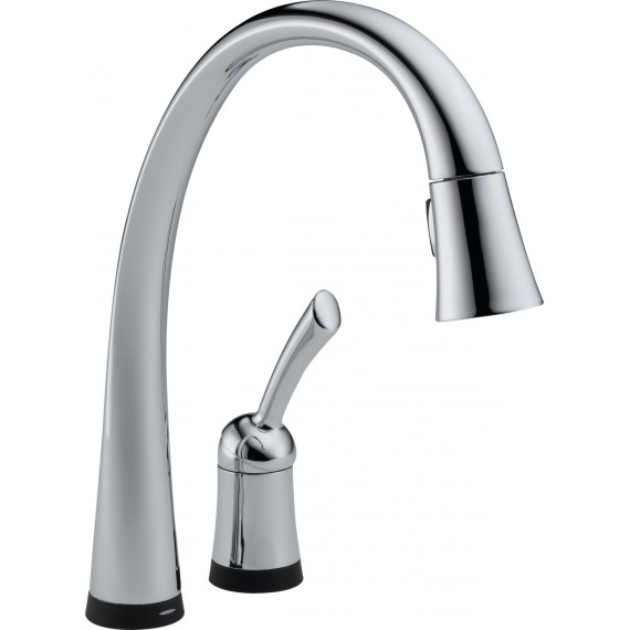 Delta 980T-DST Single Handle Pull-Down Kitchen Faucet with Touch2OR Technology