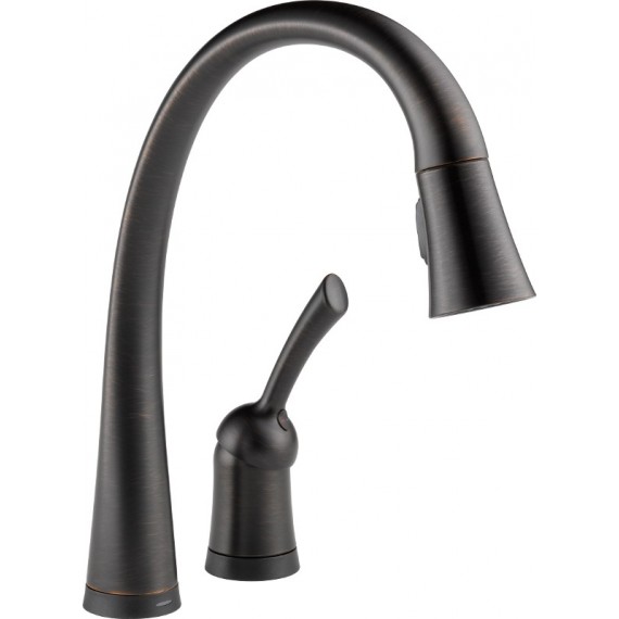 Delta 980T-DST Single Handle Pull-Down Kitchen Faucet with Touch2OR Technology