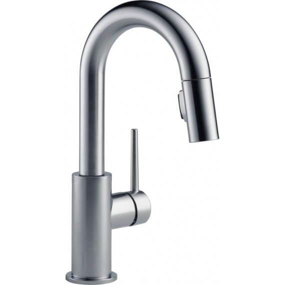 DELTA TRINSIC 9959-DST Pull-Down Bar/Prep Faucet                           