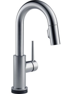 DELTA TRINSIC 9959T-DST Pull-Down Bar/Prep Faucet w/T2O...