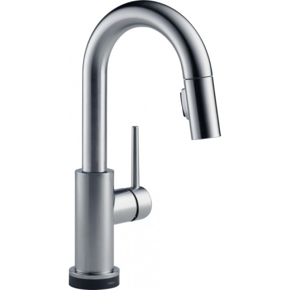 DELTA TRINSIC 9959T-DST Pull-Down Bar/Prep Faucet w/T2O                     