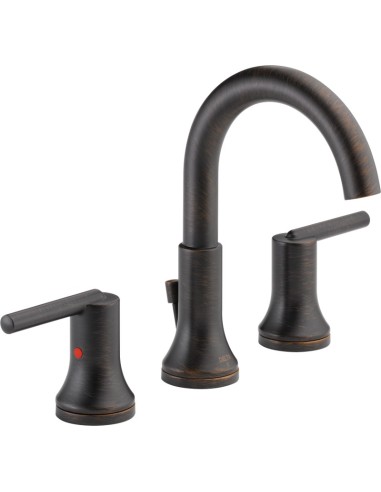 DELTA TRINSIC 3559-MPU-DST WIDESPREAD LAVATORY FAUCET W/ METAL POP-UP                  