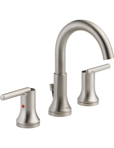 DELTA TRINSIC 3559-MPU-DST WIDESPREAD LAVATORY FAUCET W/ METAL POP-UP                  