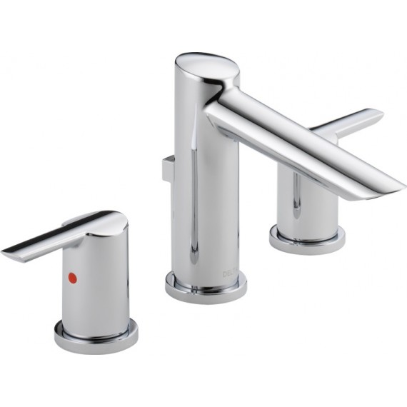 DELTA COMPEL 3561-MPU-DST WIDESPREAD BATH FAUCET W/ METAL POP-UP                      