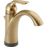 DELTA LAHARA 538T-DST SINGLE HANDLE LAVATORY FAUCET                               