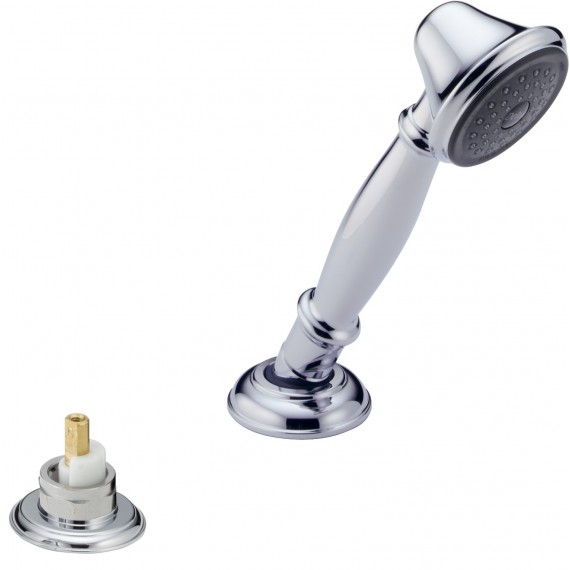 DELTA VICTORIAN RP33791LHP RT HAND HELD SHOWER,DECKMOUNT,L/HDLES.                      