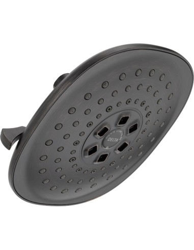 DELTA  52686 3 SETTING H2OKINETICS CONTEMPORARY RAINCAN SHOWERHEAD