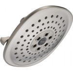 DELTA  52686 3 SETTING H2OKINETICS CONTEMPORARY RAINCAN SHOWERHEAD
