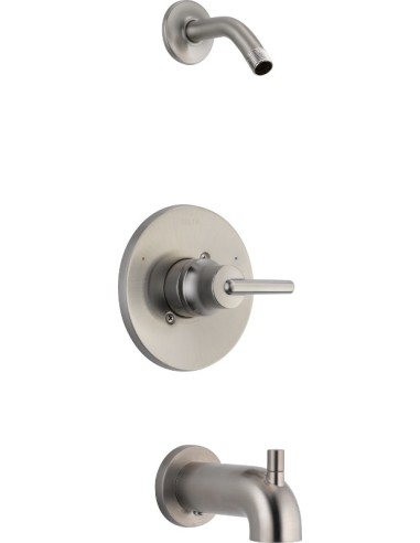 DELTA TRINSIC T14459-LHD 14 SERIES MC TUB/SHOWER TRIM -LESS SHOWERHEAD               