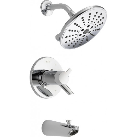 DELTA COMPEL T17T461-H2O THERMOSTATIC TUB AND SHOWER TRIM                            