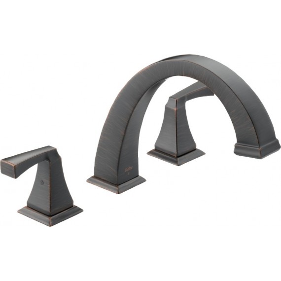 DELTA DRYDEN T2751 3-HOLE ROMAN TUB TRIM                                