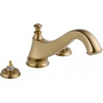 DELTA CASSIDY T2795-LHP 3-HOLE ROMAN TUB TRIM - LOW ARC SPOUT                       