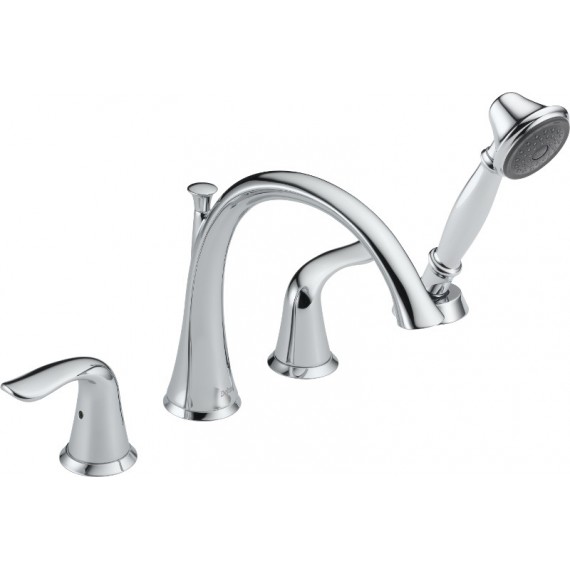 DELTA LAHARA T4738 2H ROMAN TUB FAUCET TRIM W/HS                  