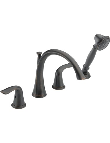 DELTA LAHARA T4738 2H ROMAN TUB FAUCET TRIM W/HS                  