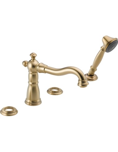 DELTA VICTORIAN T4755-LHP ROMAN TUB WITH HANDSHOWER TRIM                              