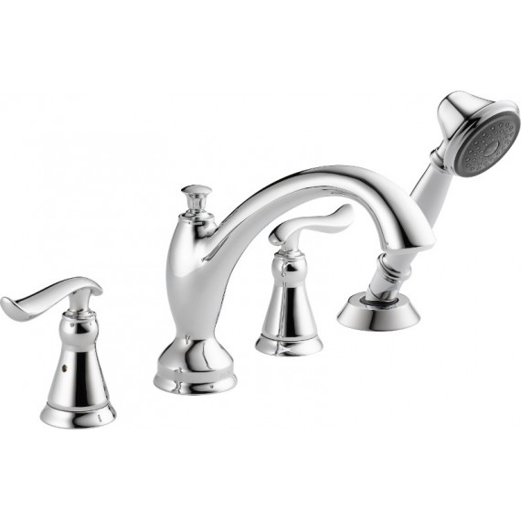 DELTA LINDEN T4794 ROMAN TUB FAUCET WITH HANDSHOWER TRIM                