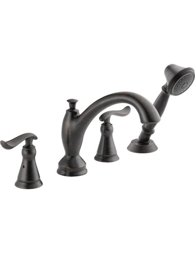 DELTA LINDEN T4794 ROMAN TUB FAUCET WITH HANDSHOWER TRIM                