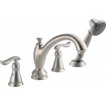 DELTA LINDEN T4794 ROMAN TUB FAUCET WITH HANDSHOWER TRIM                
