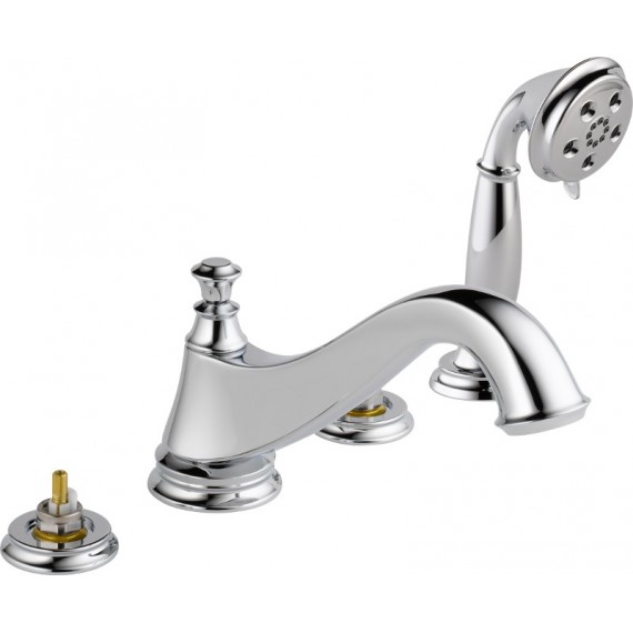 DELTA CASSIDY T4795-LHP ROMAN TUB W/ HAND SHOWER TRIM - LOW ARC SPOUT               