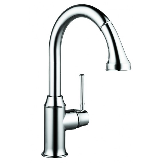 Hansgrohe 04215-1 Hg Talis C Higharc Single Hole Kitchen Faucet With Pull Down 2