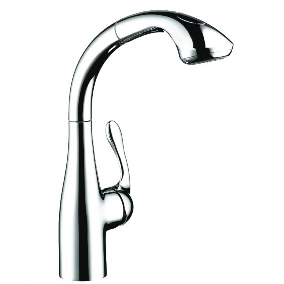Hansgrohe 06461-1 Allegro E Kitchen With Pullout Spray Low Flow