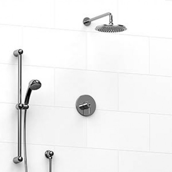 Riobel KIT323FMC-43 Type TP thermostaticpressure balance 0.5 coaxial 2-way system with hand shower and shower head