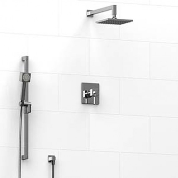Riobel KIT323MZ Type TP thermostaticpressure balance 0.5 coaxial 2-way system with hand shower and shower head