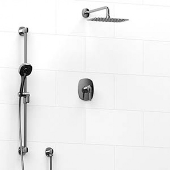 Riobel Venty KIT323VY Type TP thermostaticpressure balance 0.5 coaxial 2-way system with hand shower and shower head