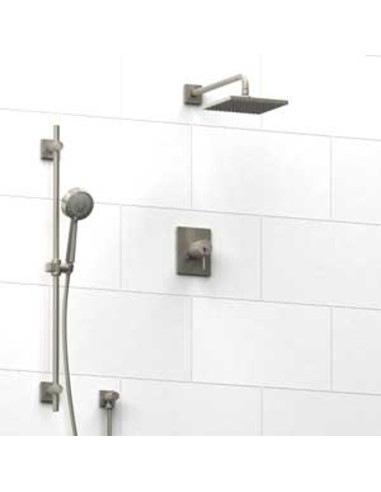 Riobel KIT343CSTQ Type TP thermostaticpressure balance 0.5 coaxial system with hand shower rail and shower head