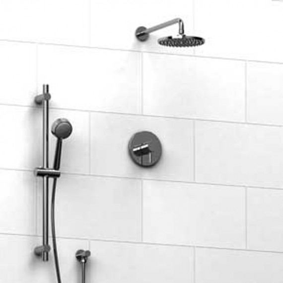 Riobel Riu KIT343RUTM Type TP thermostaticpressure balance 0.5 coaxial system with hand shower rail and shower head