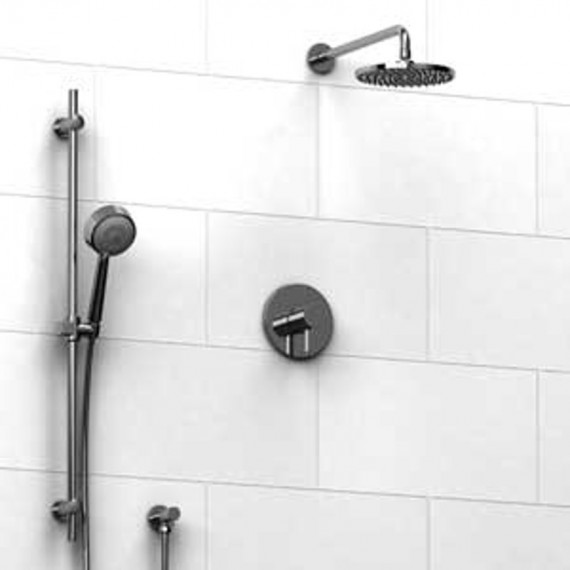 Riobel KIT343SHTM Type TP thermostaticpressure balance 0.5 coaxial system with hand shower rail and shower head