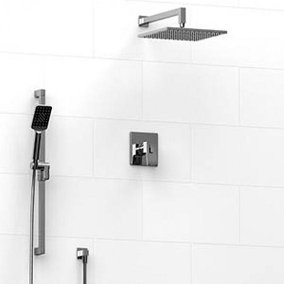 Riobel KIT5123 Type TP thermostaticpressure balance 0.5 coaxial 2-way system with hand shower and shower head