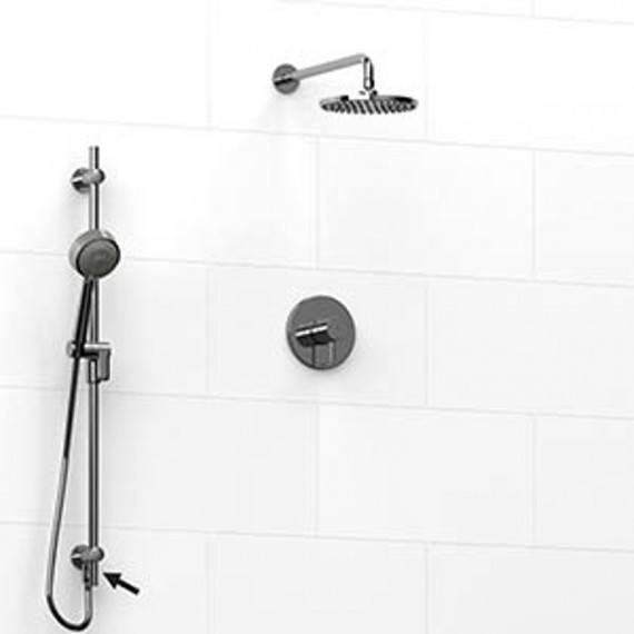 Riobel Pallace KIT6323PATM Type TP thermostaticpressure balance 0.5 coaxial 2-way system hand shower rail with built-in elbow su