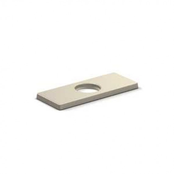 Riobel 5604 4 center rectangular deck plate